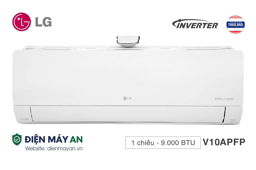 Điều hòa LG Inverter 9000 BTU 1 chiều V10APFP